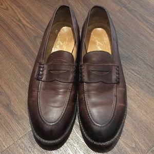 Like New FRYE Mens Brown Leather Loafers. Size-9